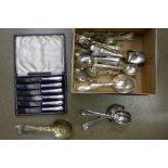 A box of EPNS cutlery