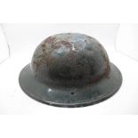 A WWII helmet, no liner