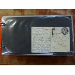 Stamps; album of postage due and other instructional marks on covers, (54)
