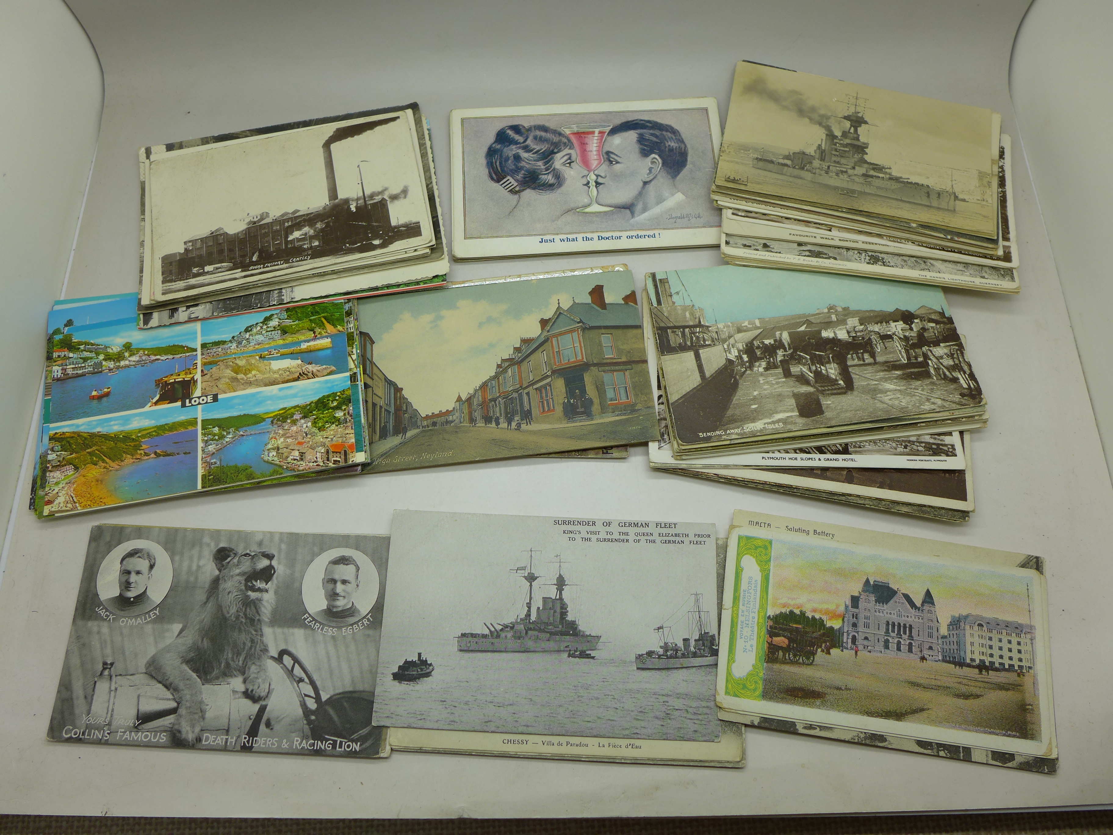 A collection of postcards including some early 20th Century military - Image 2 of 2