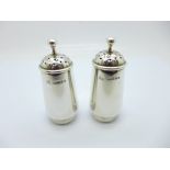 A pair of Victorian silver pepperettes, 60g