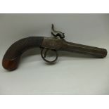 An English mid 19th Century pocket pistol