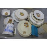 A collection of Royal souvenir china, mainly plates, coronation, weddings, etc.