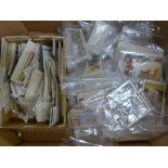 A collection of cigarette cards, approximately 40 sets and part sets