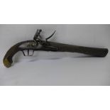 An Ottamon flintlock pistol, mid 18th Century
