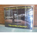 Film poster; Assault on Precinct 13, (John Carpenter), 30'' x 40''