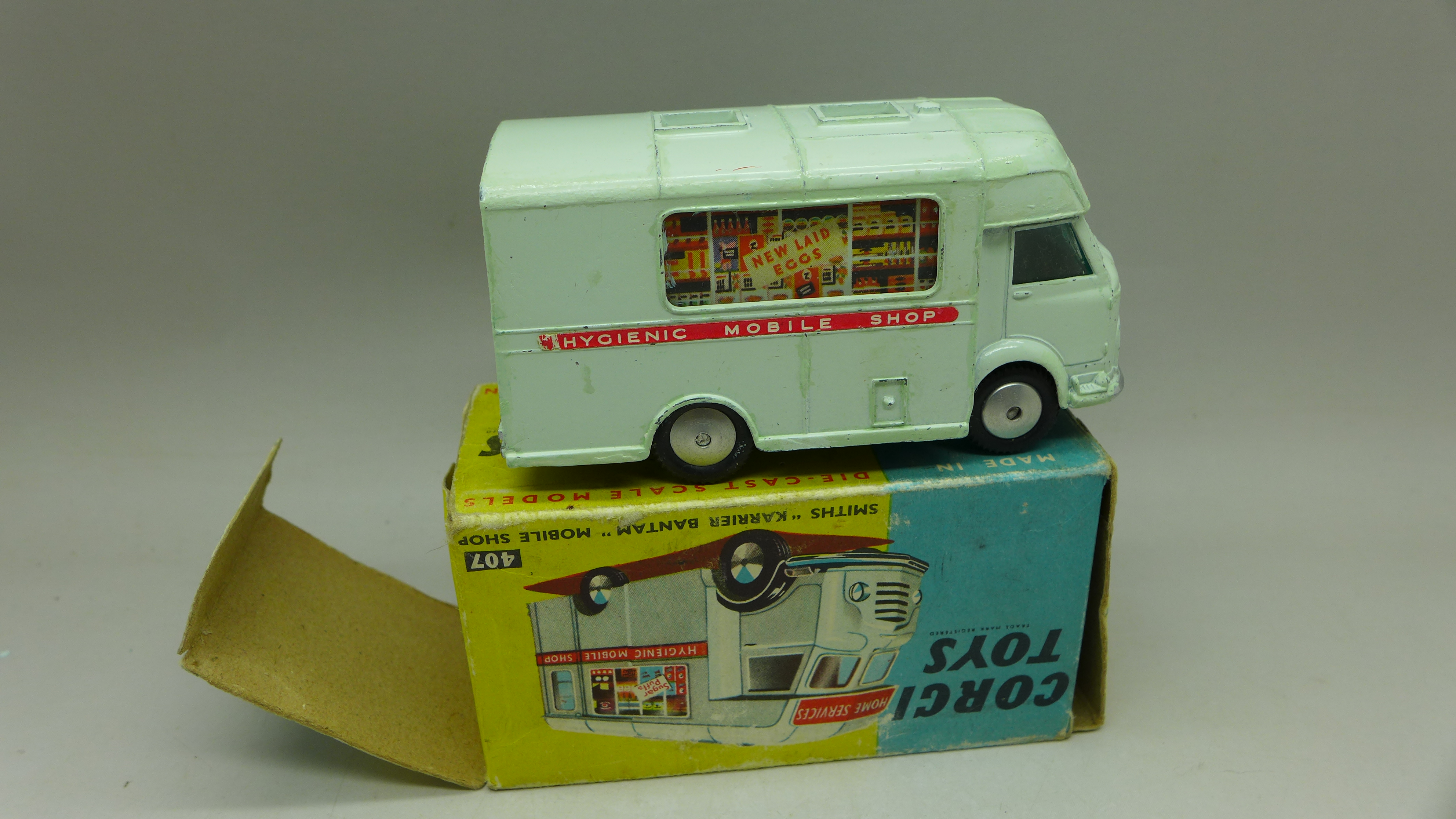 A Corgi Toys No. 407 Mobile Shop, boxed