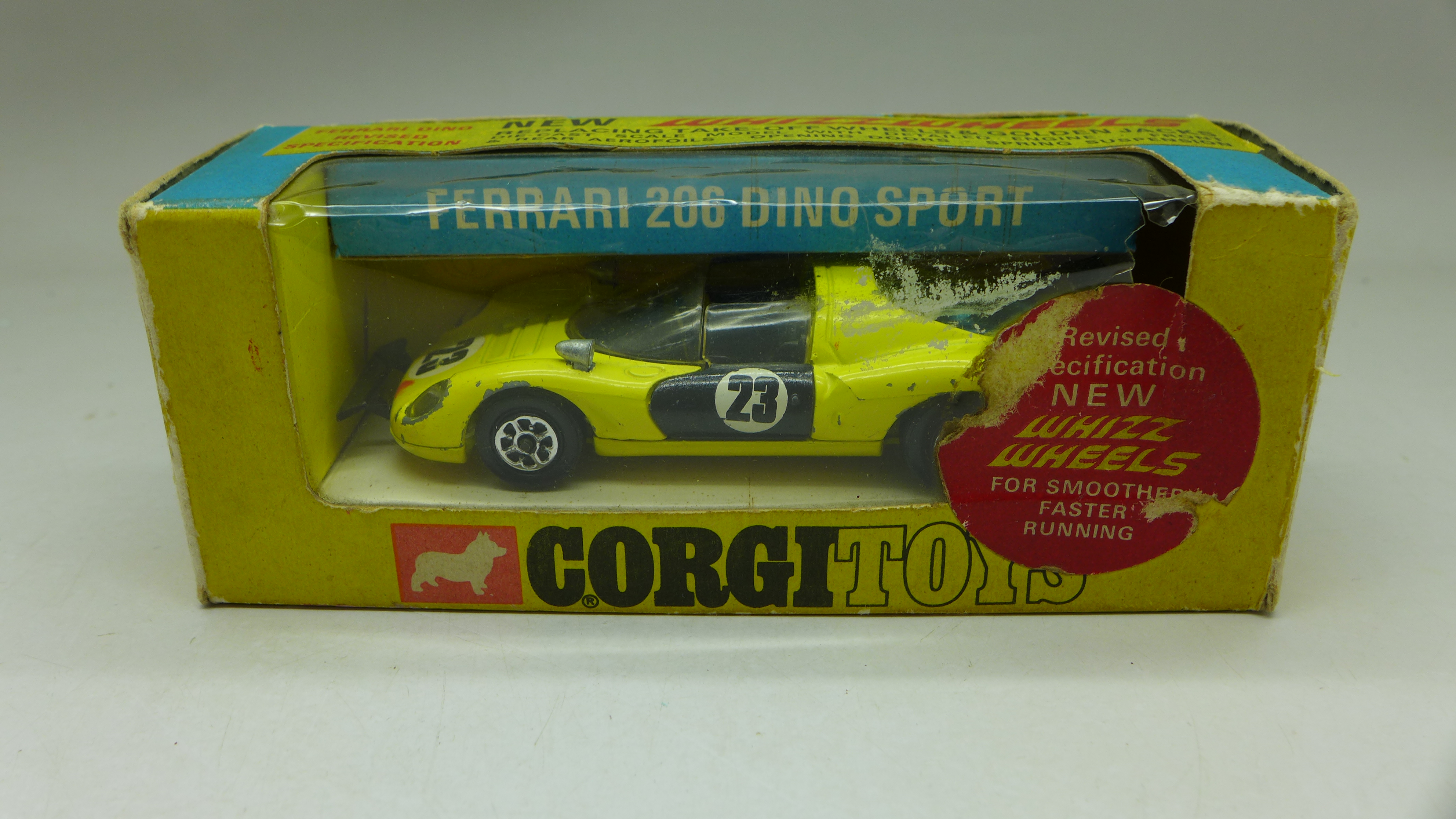 A Corgi Toys, 344, Ferrari, boxed