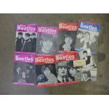 The Beatles collection, fifteen The Beatles Book Monthly publications, one piece of 1960's Ori