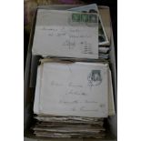 Stamps; Ireland postal history, covers with mostly Great Britain Queen Victoria, Edward VII and