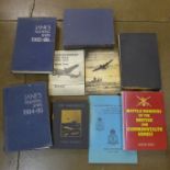 Books; a box of military books, Battle Honours of the British and Commonwealth Armies, No.50