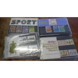 Stamps; GB presentation packs from the 1970's and 1980's (58)