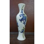 A Moorcroft Pottery vase, painted in the Bluebell Harmony design by Kerry Goodwin, shape 93/8,