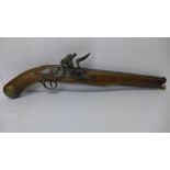 A flintlock pistol