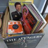LP records and 7" vinyl singles, easy listening, etc.
