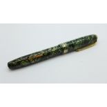 A Conway Stewart 58 fountain pen with 14ct gold nib