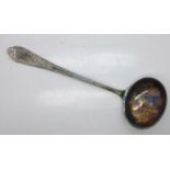 A plated ladle, possibly German or Danish
