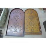 Two bagatelle boards