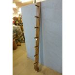 A Victorian pine bridal rack