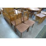 A set of G-Plan Fresco teak dining chairs