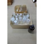 Assorted chemist's bottles