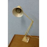 A Herbert & Terry metal anglepoise desk lamp