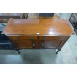 A 1920's mahogany sideboard