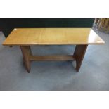 An Arts and Crafts Cotswold School light oak bench