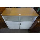 A 1960's kitchen cabinet