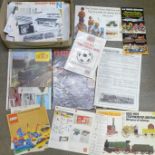 A collection of toy catalogues, 1950's/60's and 70's, Tri-ang, Fleischmann, Hornby, Lego