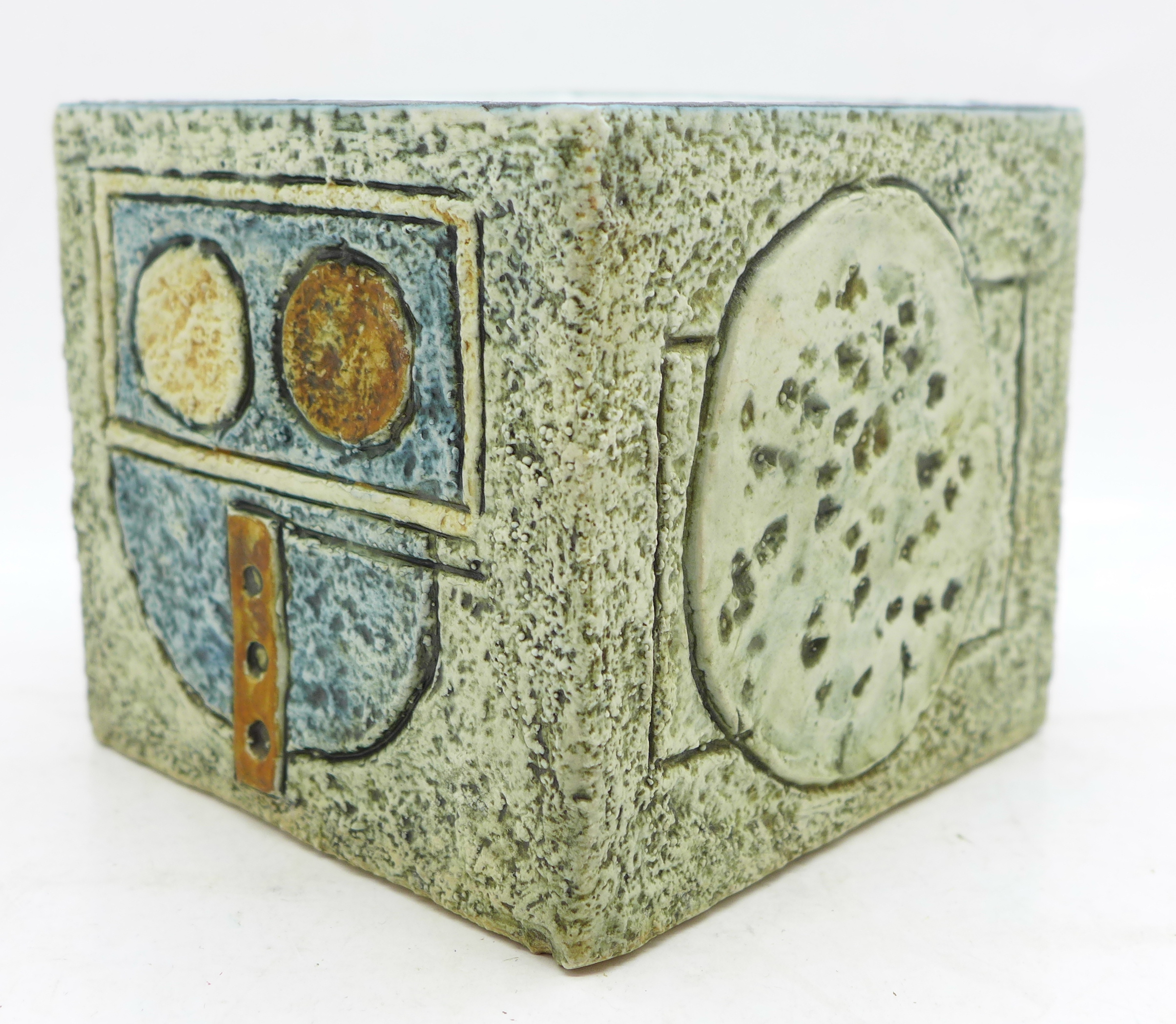 A square Troika vase, PB backstamp - Image 2 of 3