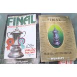 Arsenal football programmes, mainly home, 1966 to 1986, including eleven Final and Semi-Final,