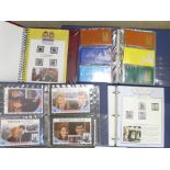 Five albums of Royal themed stamps and stamp booklets