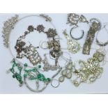 Paste set costume jewellery