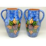 A pair of Royal Torquay jugs, 21cm