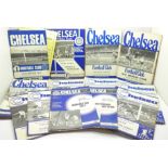 Seventy-five Chelsea football home programmes, 1960's, (two 70/71)