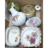 A Rosenthal anniversary vase and other china **PLEASE NOTE THIS LOT IS NOT ELIGIBLE FOR POSTING