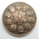 A bronze Italian medallion, relating to Forli-Regional Industrial Agricultural Exhibition, 1871