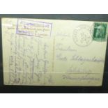 Stamps; German postal history in album, early states to about 1970 (72 covers)