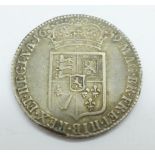 A William and Mary 1689 half crown