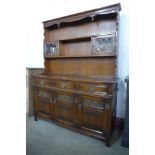 An oak dresser