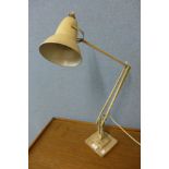 A Herbert & Terry metal anglepoise desk lamp