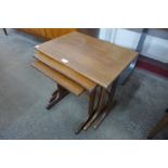 A G-Plan Fresco teak nest of tables