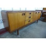 A teak sideboard