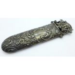 A silver spectacle case, Birmingham 1902, Robert Pringle & Sons