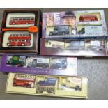 Five model vehicle sets; VE Day special edition, EFE Barton, two Lledo and one Days Gone