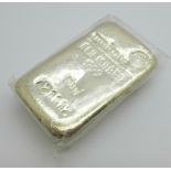 A 500g 999 fine silver ingot marked Umicore, Feinsilber