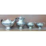 An EPBM four piece tea service