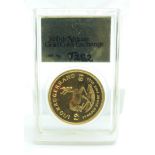 A 1981 proof 1/10 Krugerrand, 1/10th oz. fine gold