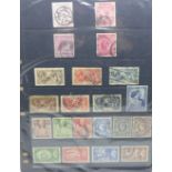 Stamps; GB high values, Queen Victoria to 5 shilling, Edward VIII to 5 shilling, George V to 10